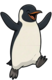 Jumping penguin